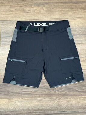 Level Six Guide Paddle Pants in Black/Gray Size 32